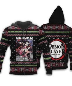 Nezuko Kamado Ugly Christmas Sweater Demon Slayer Anime Custom Clothes - 2 - GearAnime