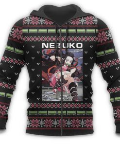 Nezuko Kamado Ugly Christmas Sweater Demon Slayer Anime Custom Clothes - 7 - GearAnime