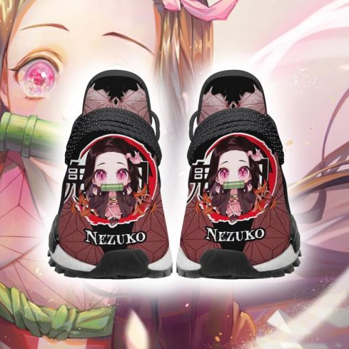 Nezuko NMD Shoes Custom Demon Slayer Anime Sneakers - 2 - GearAnime