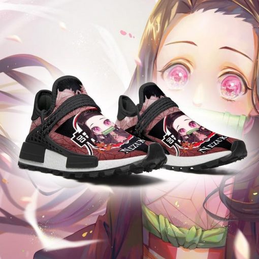 Nezuko NMD Shoes Custom Demon Slayer Anime Sneakers - 3 - GearAnime