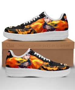 Obito Air Force Sneakers Custom Naruto Anime Shoes Leather - 1 - GearAnime