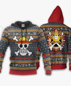 One Piece Ugly Christmas Sweater Straw Hat Priate Xmas Gift VA10 - 3 - GearAnime