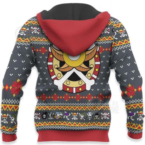 One Piece Ugly Christmas Sweater Straw Hat Priate Xmas Gift VA10 - 4 - GearAnime