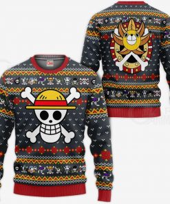 One Piece Ugly Christmas Sweater Straw Hat Priate Xmas Gift VA10 - 1 - GearAnime