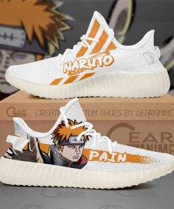 Nagato Pain Yzy Shoes Naruto Custom Anime Sneakers TT10 - 1 - GearAnime