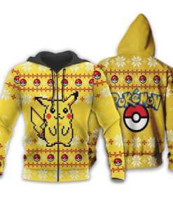 Pikachu Pokemon Ugly Christmas Sweater Custom Xmas Gift - 2 - GearAnime