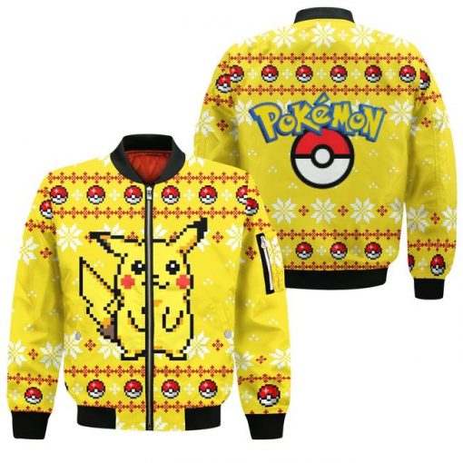 Pikachu Pokemon Ugly Christmas Sweater Custom Xmas Gift - 4 - GearAnime