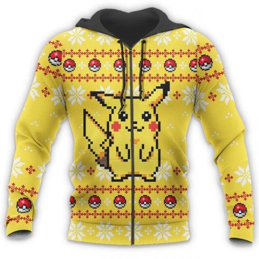 Pikachu Pokemon Ugly Christmas Sweater Custom Xmas Gift - 7 - GearAnime