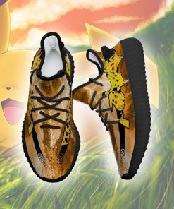 Pikachu Yzy Shoes Pokemon Anime Sneakers Fan Gift Idea TT04 - 3 - GearAnime