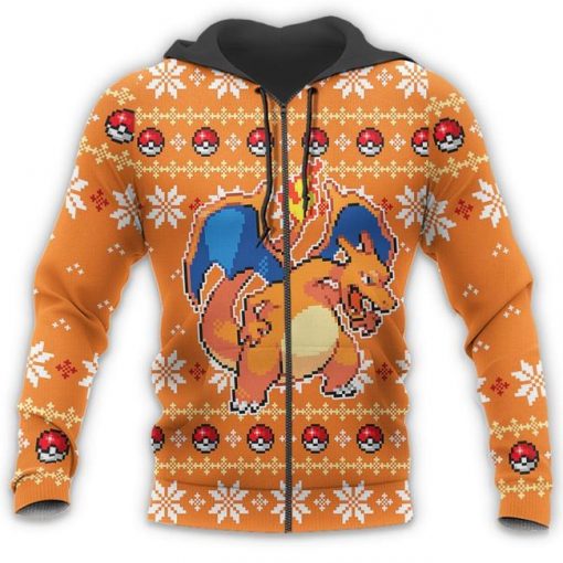 Pokemon Charizard Ugly Christmas Sweater Custom Xmas Gift - 7 - GearAnime