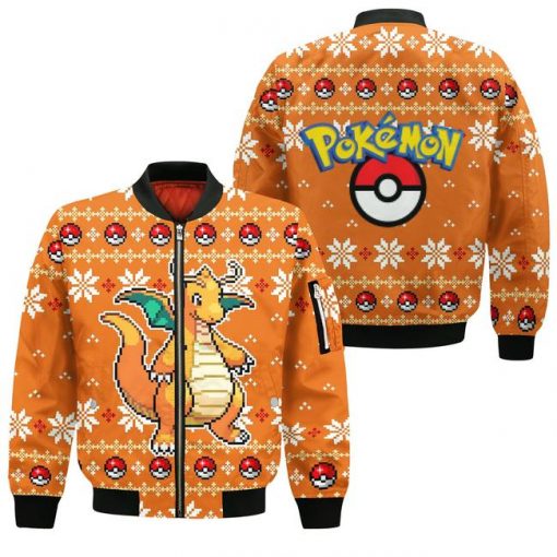Pokemon Dragonite Ugly Christmas Sweater Custom Xmas Gift - 4 - GearAnime