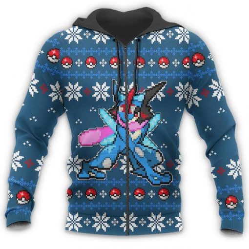 Pokemon Greninja Ugly Christmas Sweater Custom Xmas Gift - 7 - GearAnime