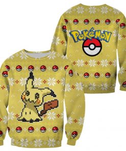 Pokemon Mimikyu Ugly Christmas Sweater Custom Xmas Gift - 1 - GearAnime