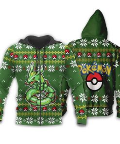 Pokemon Rayquaza Ugly Christmas Sweater Custom Xmas Gift - 2 - GearAnime