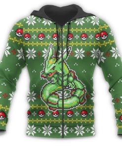 Pokemon Rayquaza Ugly Christmas Sweater Custom Xmas Gift - 7 - GearAnime