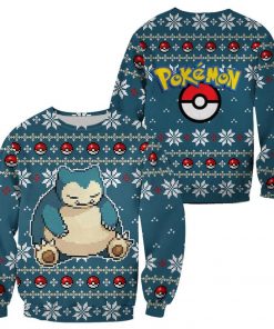 Pokemon Snorlax Ugly Christmas Sweater Custom Xmas Gift - 1 - GearAnime