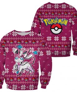 Pokemon Sylveon Ugly Christmas Sweater Custom Xmas Gift - 1 - GearAnime