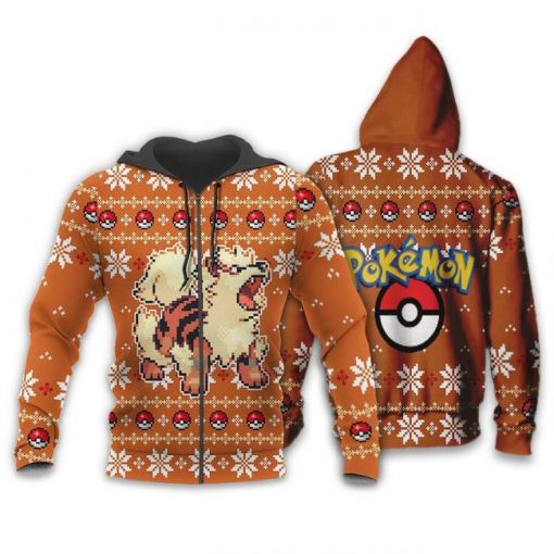Pokemon Ugly Christmas Sweater Custom Arcanine Xmas Gift - 2 - GearAnime