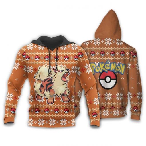 Pokemon Ugly Christmas Sweater Custom Arcanine Xmas Gift - 3 - GearAnime