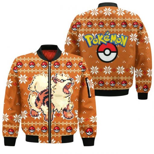 Pokemon Ugly Christmas Sweater Custom Arcanine Xmas Gift - 4 - GearAnime