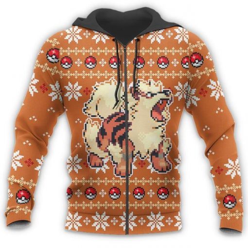 Pokemon Ugly Christmas Sweater Custom Arcanine Xmas Gift - 7 - GearAnime