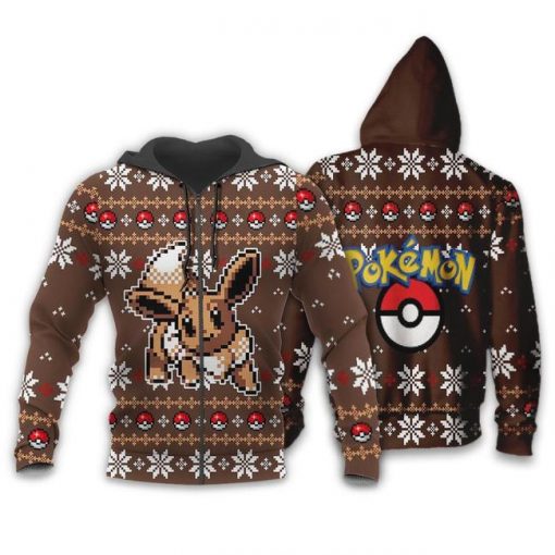 Pokemon Ugly Christmas Sweater Custom Eevee Xmas Gift - 2 - GearAnime