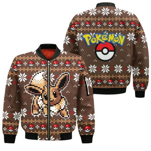 Pokemon Ugly Christmas Sweater Custom Eevee Xmas Gift - 4 - GearAnime