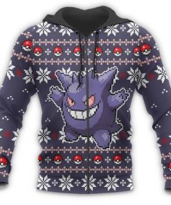 Pokemon Ugly Christmas Sweater Custom Gengar Xmas Gift - 7 - GearAnime
