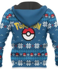 Pokemon Ugly Christmas Sweater Custom Lucario Xmas Gift Clothes - 6 - GearAnime