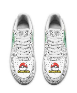 Rayquaza Air Force Sneakers Pokemon Shoes Fan Gift Idea PT04 - 2 - GearAnime
