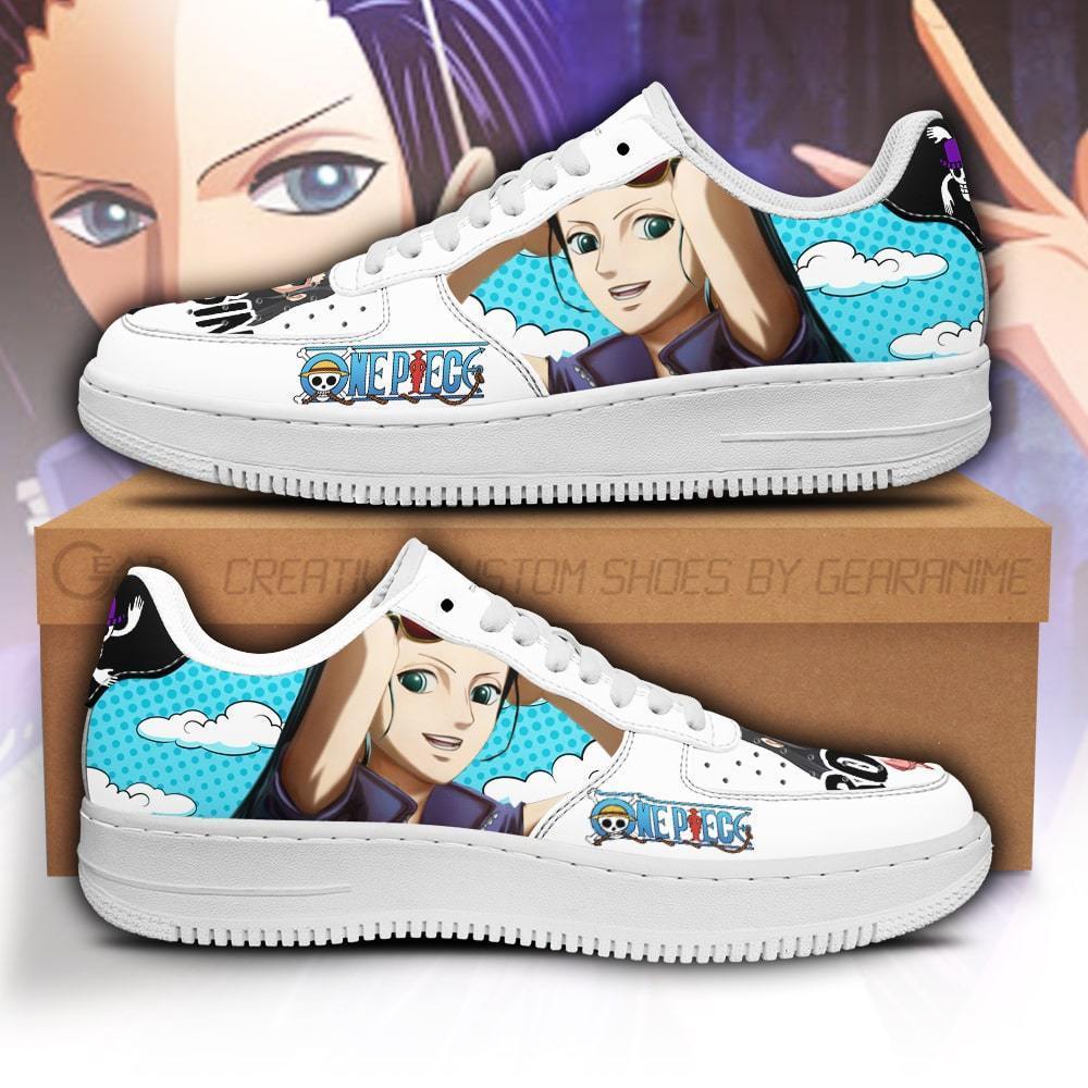 Robin Air Force Sneakers Custom One Piece Anime Shoes Fan PT04 - Shopeuvi