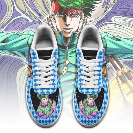 Rohan Kishibe Air Force Sneakers JoJo Anime Shoes Fan Gift Idea PT06 - 2 - GearAnime