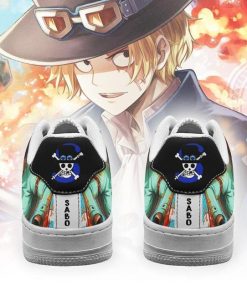 Sabo Air Force Sneakers Custom One Piece Anime Shoes Fan PT04 - 3 - GearAnime