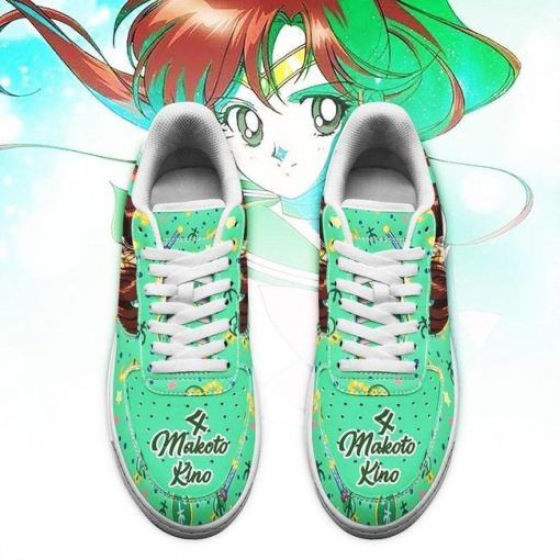 Sailor Jupiter Air Force Sneakers Sailor Moon Anime Shoes Fan Gift PT04 - 2 - GearAnime