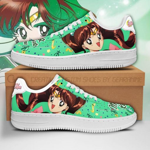 Sailor Jupiter Air Force Sneakers Sailor Moon Anime Shoes Fan Gift PT04 - 1 - GearAnime