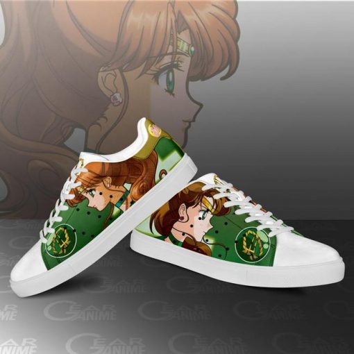 Sailor Jupiter Skate Shoes Sailor Moon Anime Custom Shoes PN10 - 3 - GearAnime