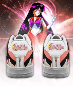 Sailor Mars Air Force Sneakers Sailor Moon Anime Shoes Fan Gift PT04 - 3 - GearAnime