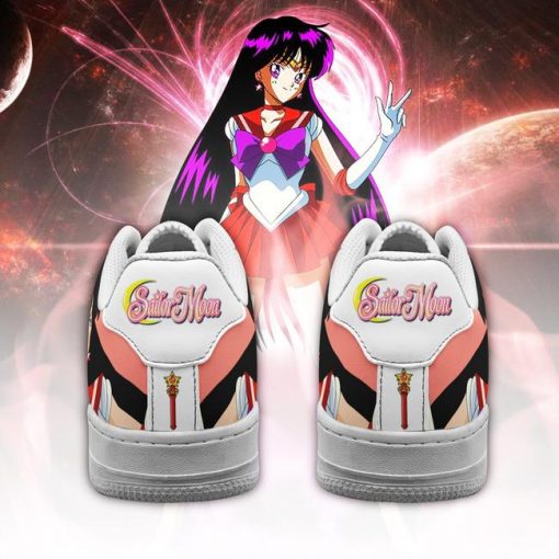 Sailor Mars Air Force Sneakers Sailor Moon Anime Shoes Fan Gift PT04 - 3 - GearAnime