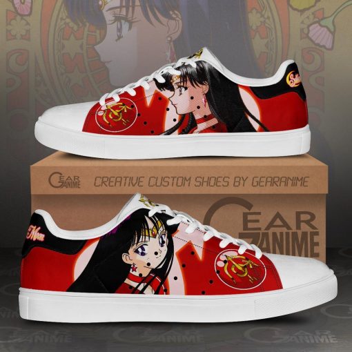 Sailor Mars Skate Shoes Sailor Moon Anime Custom Shoes PN10 - 1 - GearAnime