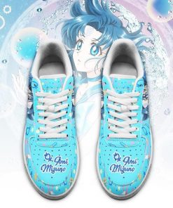 Sailor Mercury Air Force Sneakers Sailor Moon Anime Shoes Fan Gift PT04 - 2 - GearAnime