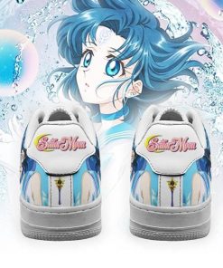 Sailor Mercury Air Force Sneakers Sailor Moon Anime Shoes Fan Gift PT04 - 3 - GearAnime