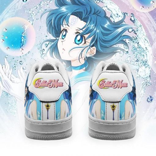 Sailor Mercury Air Force Sneakers Sailor Moon Anime Shoes Fan Gift PT04 - 3 - GearAnime