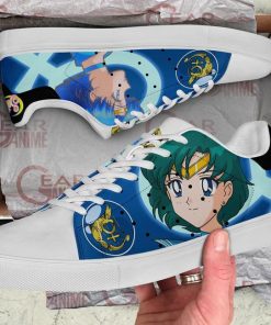 Sailor Mercury Skate Shoes Sailor Moon Anime Custom Shoes PN10 - 2 - GearAnime