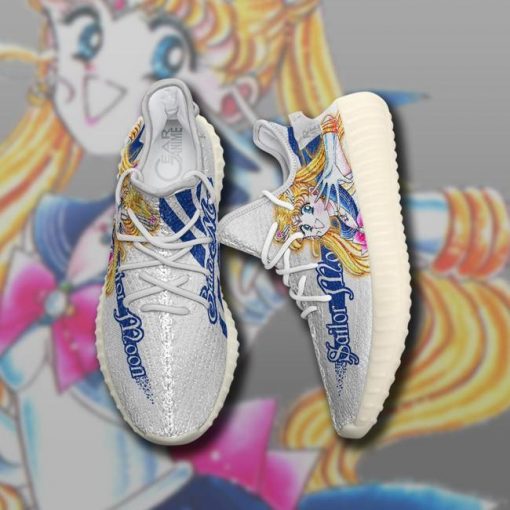 Sailor Moon Yzy Shoes Green Custom Anime Sneakers TT10 - 2 - GearAnime