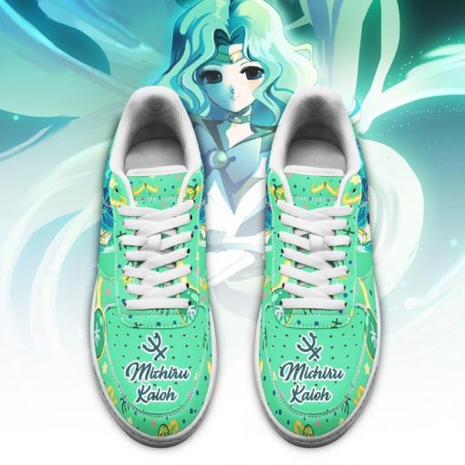 Sailor Neptune Air Force Sneakers Sailor Moon Anime Shoes Fan Gift PT04 - 2 - GearAnime