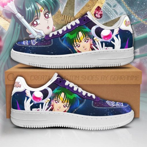 Sailor Pluto Air Force Sneakers Sailor Moon Anime Shoes Fan Gift PT04 - 1 - GearAnime