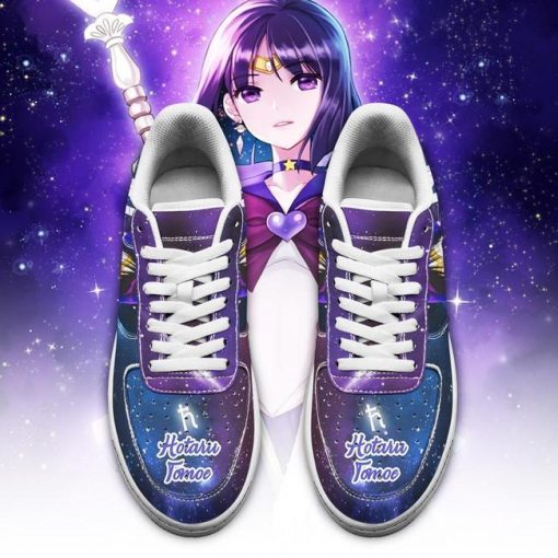 Sailor Saturn Air Force Sneakers Sailor Moon Anime Shoes Fan Gift PT04 - 2 - GearAnime