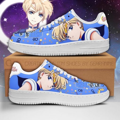 Sailor Uranus Air Force Sneakers Sailor Moon Anime Shoes Fan Gift PT04 - 1 - GearAnime
