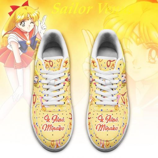 Sailor Venus Air Force Sneakers Sailor Moon Anime Shoes Fan Gift PT04 - 2 - GearAnime