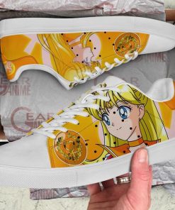 Sailor Venus Skate Shoes Sailor Moon Anime Custom Shoes PN10 - 2 - GearAnime